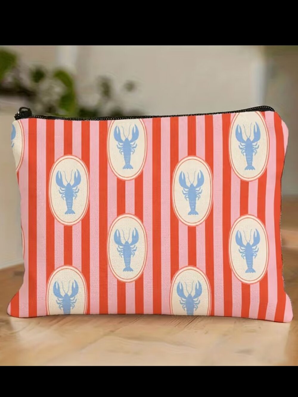 Adorable Lobster Makeup Bag - Large